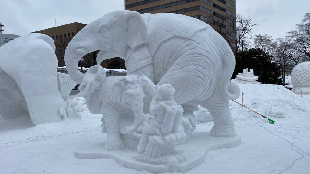 Thailand Excels Again at the International Snow Sculpture Contest 2025