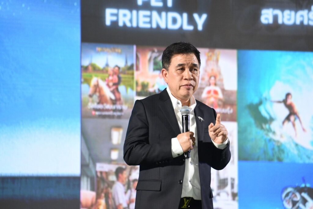 TAT executive speaking on premium and pet-friendly tourism initiatives under Thailand Tourism Next 2026.